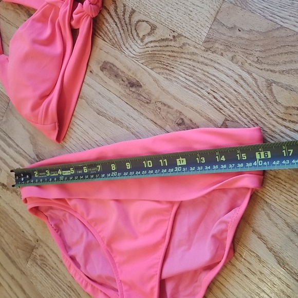 (M) Neon Two Piece Bikini Swimsuit Beach Vacation Pool Tan Girlhoodcore - Picture 4 of 8